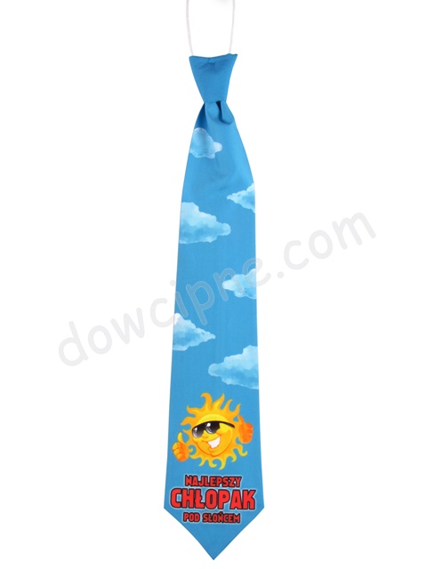 Krawat premium - Najlepszy chłopak pod słońcem