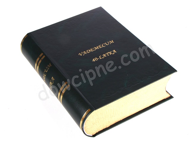 Książka na piersiówkę - Vademecum 40-latka
