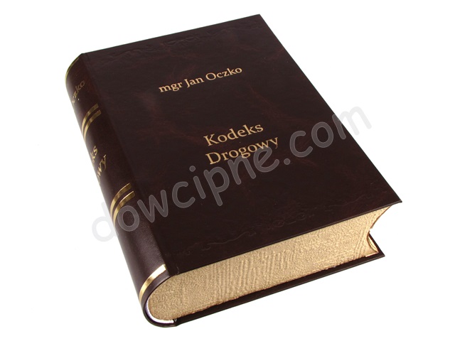 Książka na piersiówkę - Kodeks Drogowy