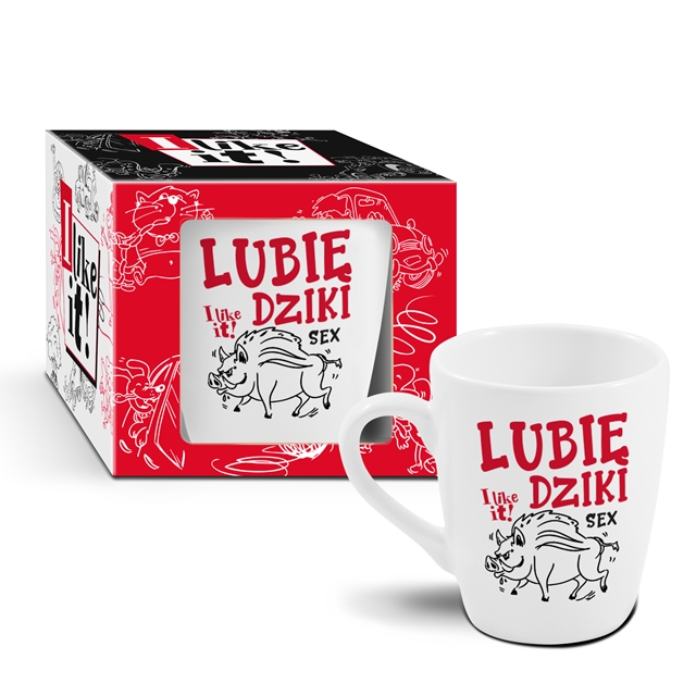 Kubek baryłka 300 ml I LIKE IT - Lubię dziki sex