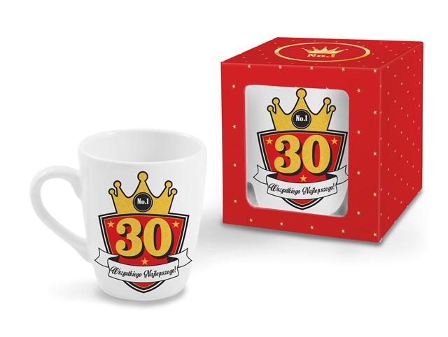Kubek baryłka Gold - 30 urodziny