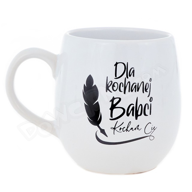Kubek beczułka BABCIA - Dla kochanej Babci Kocham Cię