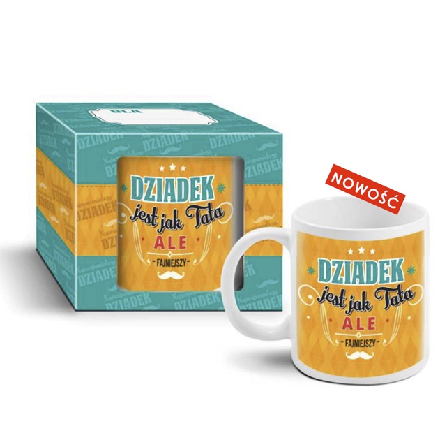 Kubek Boss Dziadek - Dziadek jest jak tata, ale fajniejszy