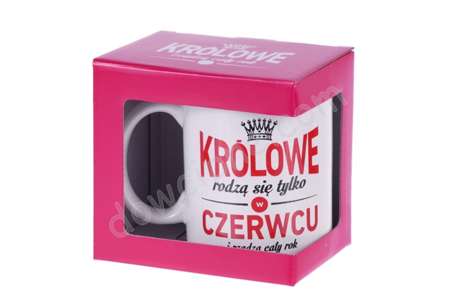 Kubek ET w opakowaniu 006 - Królowe rodzą się tylko w CZERWCU