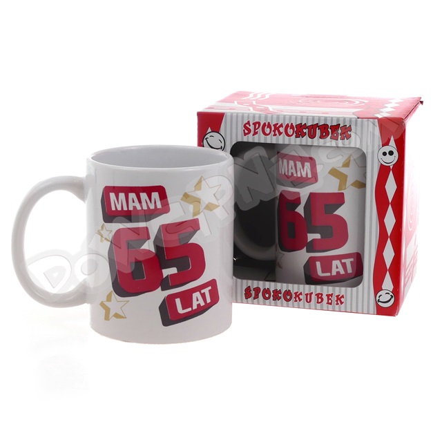 Kubek ET w opakowaniu - Mam 65 lat