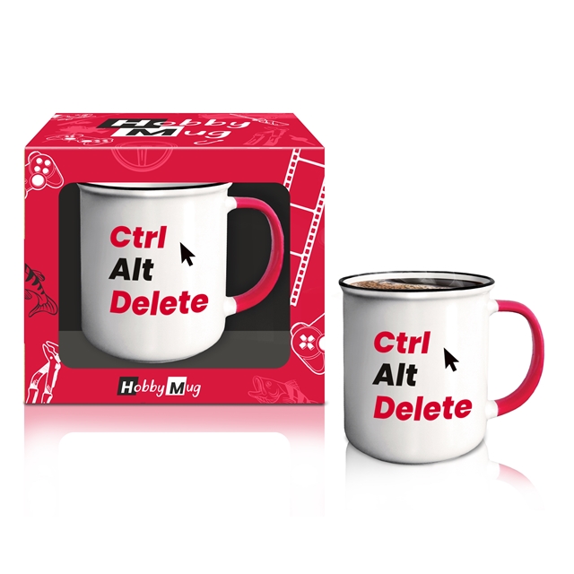 Kubek garnuszek 400 ml HOBBY MUG - Ctrl Alt Delete