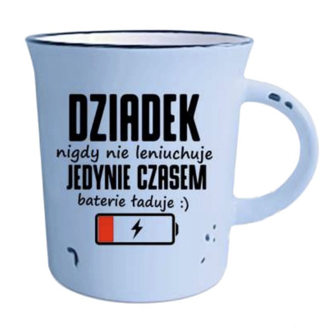 Kubek Garnuszek DZIADEK - Nigdy nie leniuchuje