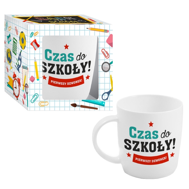 Kubek NBC niski 330 ml SZKOŁA - Czas do szkoły