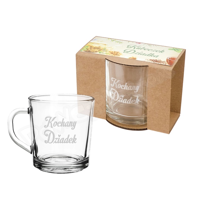 Kubek szklany - Kochany Dziadek