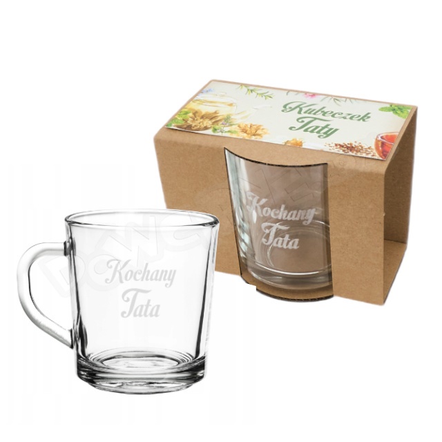 Kubek szklany DR - Kochany Tata