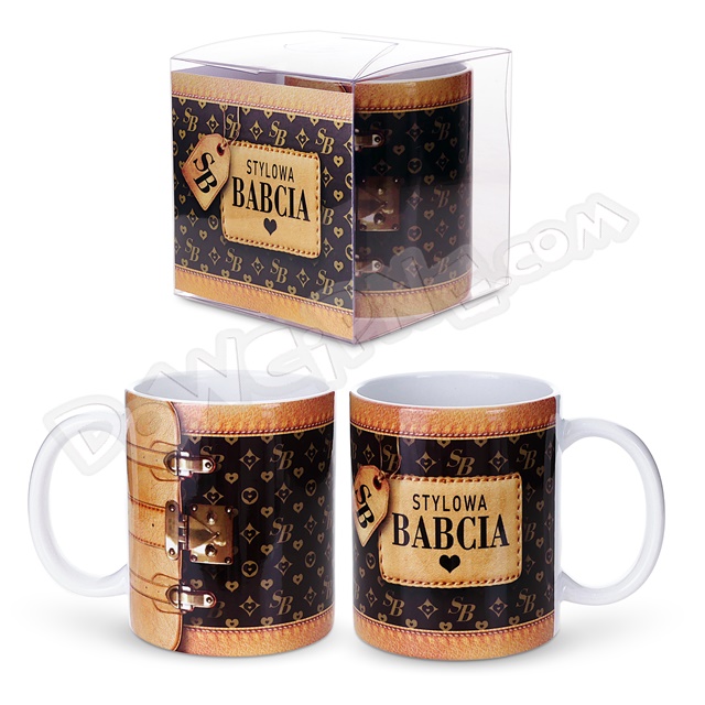 Kubek tapeta K142 - Stylowa Babcia