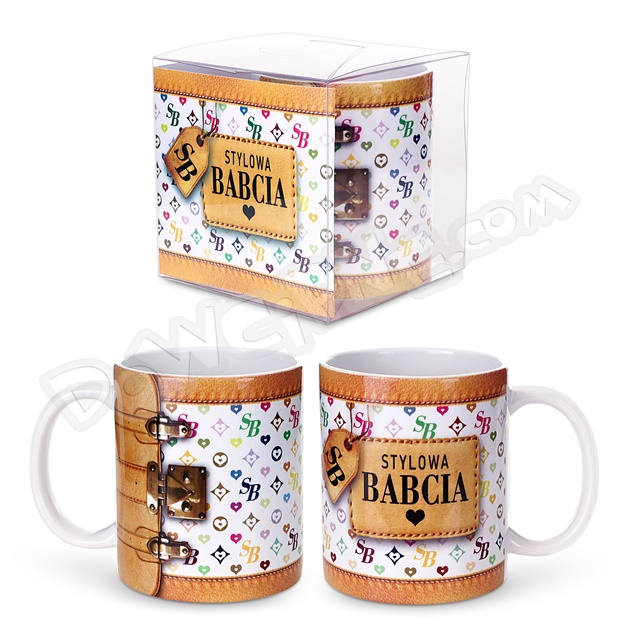 Kubek tapeta K143 - Stylowa Babcia
