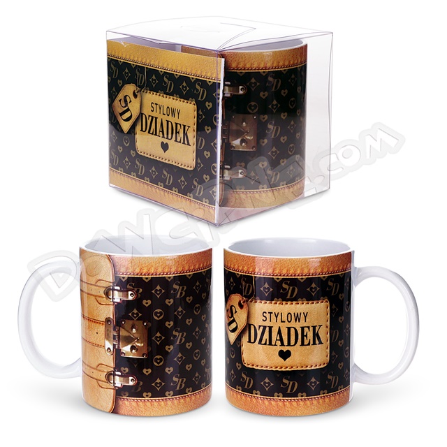 Kubek tapeta K146 - Stylowy Dziadek