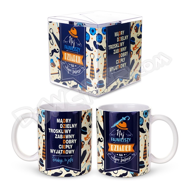 Kubek tapeta K149 - Najfajniejszy Dziadek na całym świecie