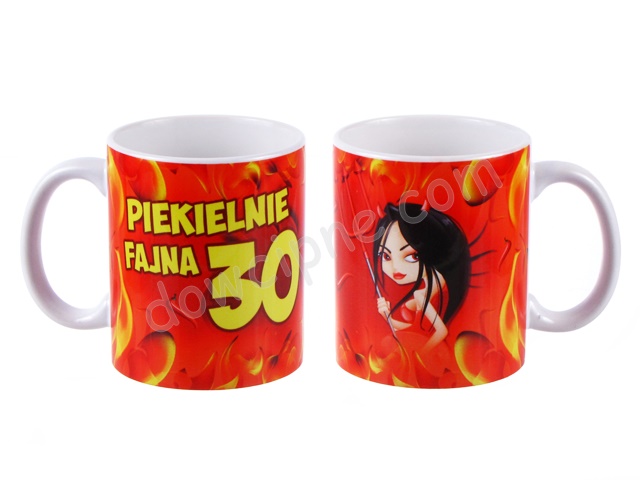 Kubek tapeta K014 - Piekielnie fajna 30
