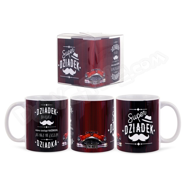 Kubek tapeta K148 - Super Dziadek