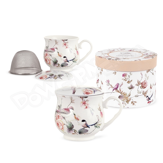 Kubek retro z zaparzaczem 530 ml - ANNA