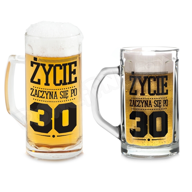 Kufel 500 ml BG - Życie zaczyna się po 30