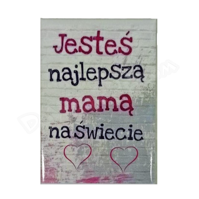 Magnes okolicznościowy - Mama fiolet