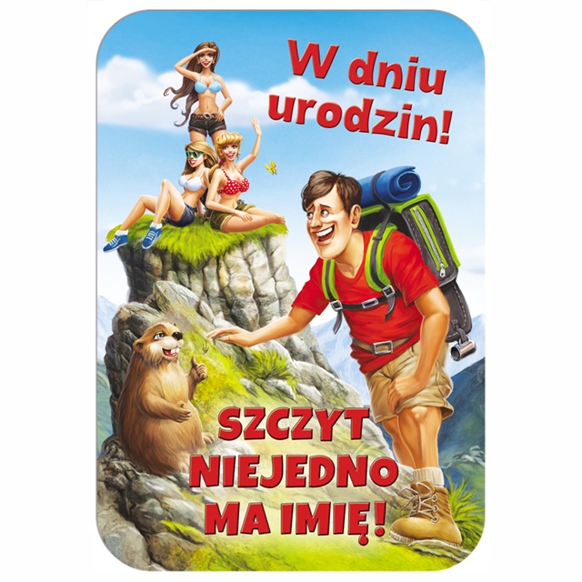 Magnes MA-006 - Urodziny On - Szczyt niejedno ma imię!