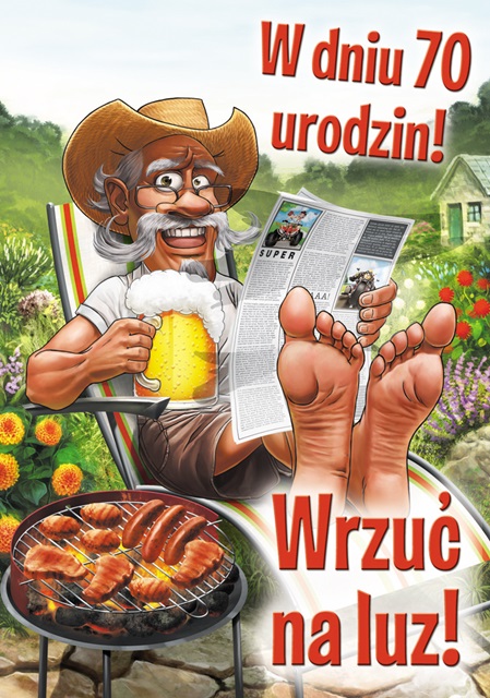 Kartka MA-038 - 70 urodziny