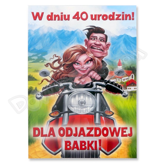 Kartka MA-043 - 40 urodziny