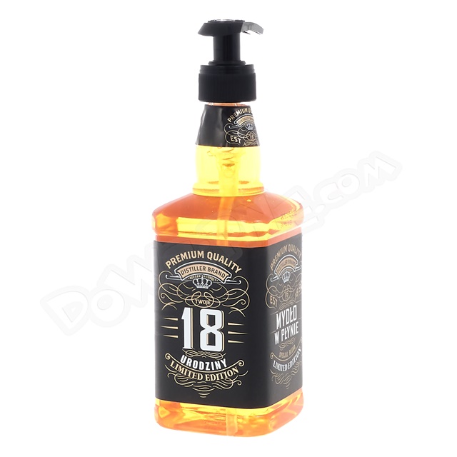 Mydło w płynie WHISKEY - 18 Urodziny