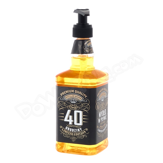 Mydło w płynie WHISKEY - 40 Urodziny