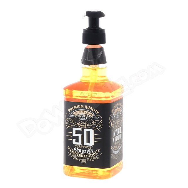 Mydło w płynie WHISKEY - 50 Urodziny