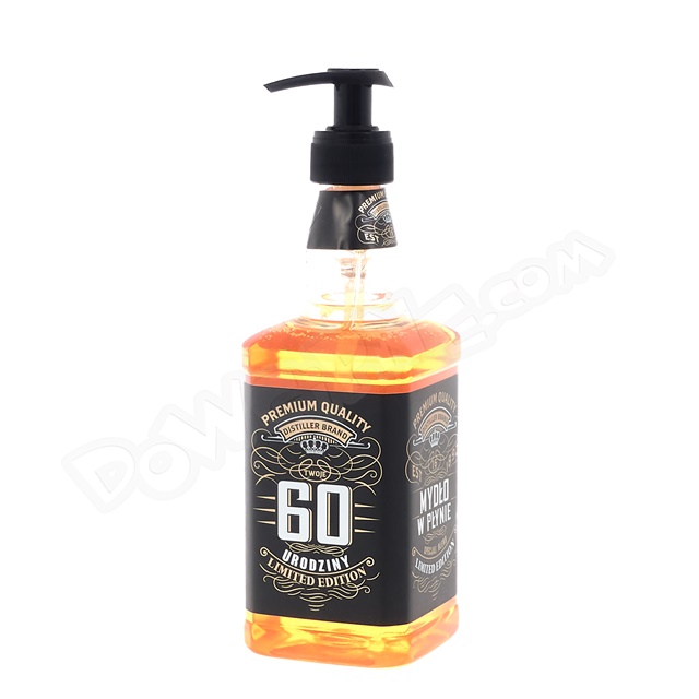 Mydło w płynie WHISKEY - 60 Urodziny