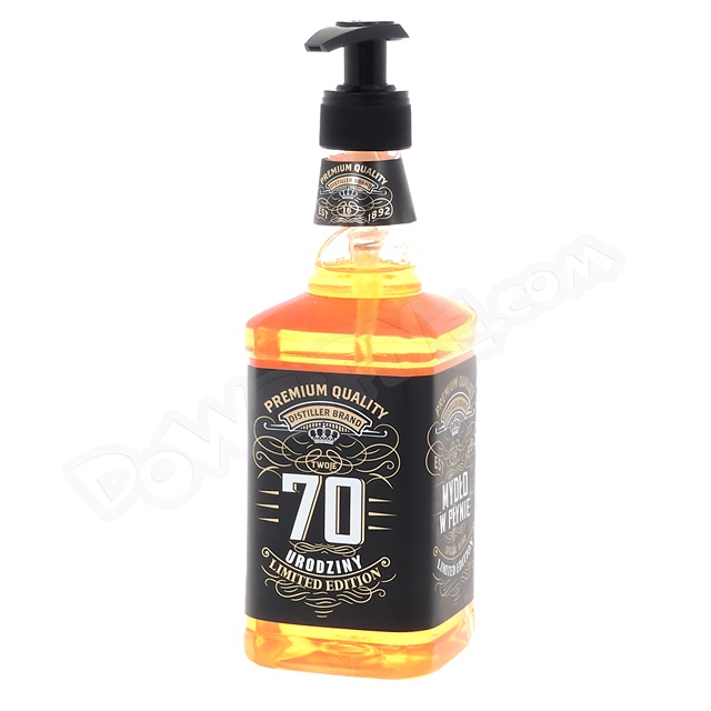 Mydło w płynie WHISKEY - 70 Urodziny