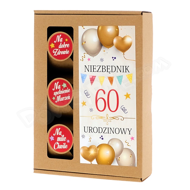 Niezbędnik urodzinowy EKO - 60 Urodziny