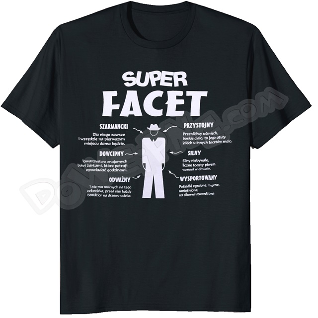 Koszulka KO029 - Super Facet (cechy)