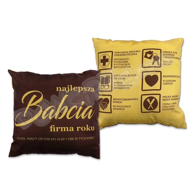 Poduszka a. S189 - Najlepsza Babcia firma roku