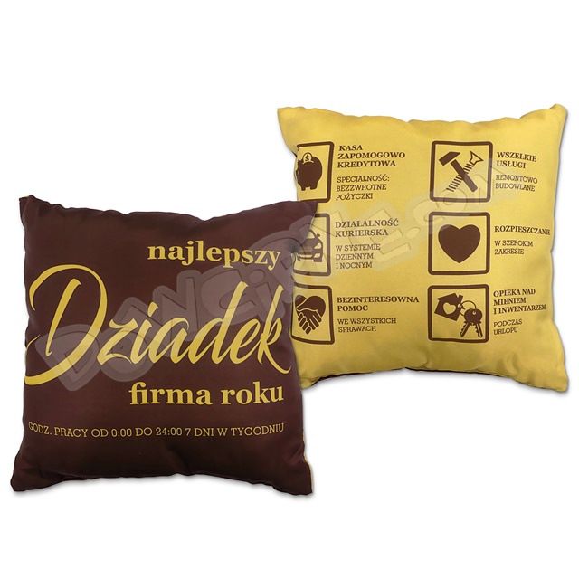 Poduszka a. S190 - Najlepszy Dziadek firma roku