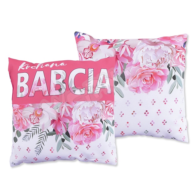Poduszka a. S167 - Kochana Babcia różowa