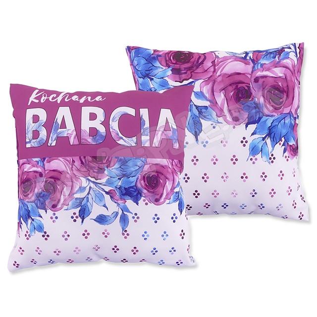 Poduszka a. S169 - Kochana Babcia fioletowa