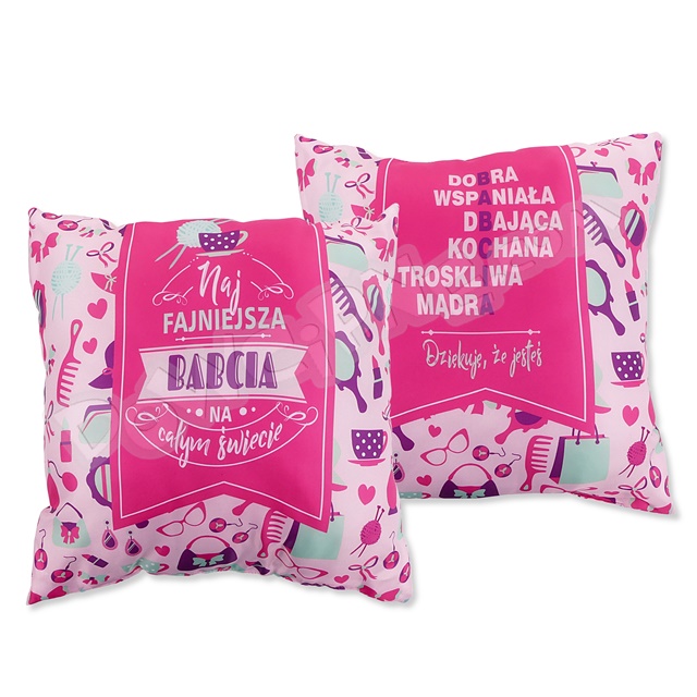 Poduszka a. S184 -  Najfajniejsza Babcia na całym świecie