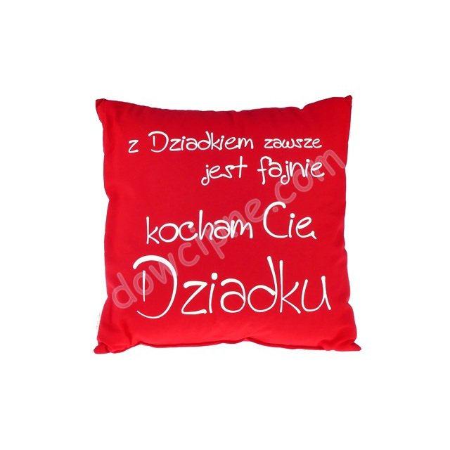 Poduszka mała PB - Z Dziadkiem zawsze jest fajnie MIX