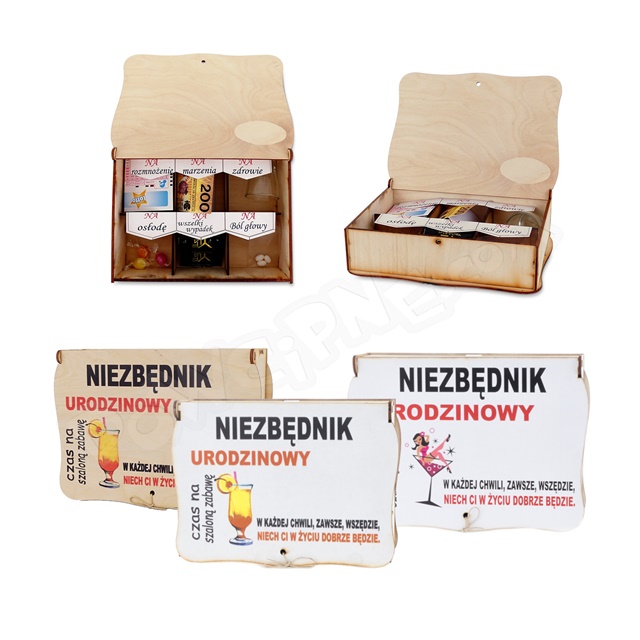 Pudełko NIEZBĘDNIK KJ - Urodzinowy