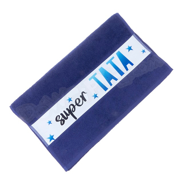 Ręcznik z nadrukiem B 100x50 - Super Tata