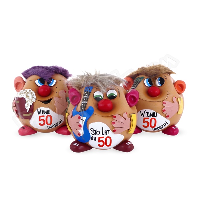 Skarbonka PYSZCZAK mały - na 50 urodziny