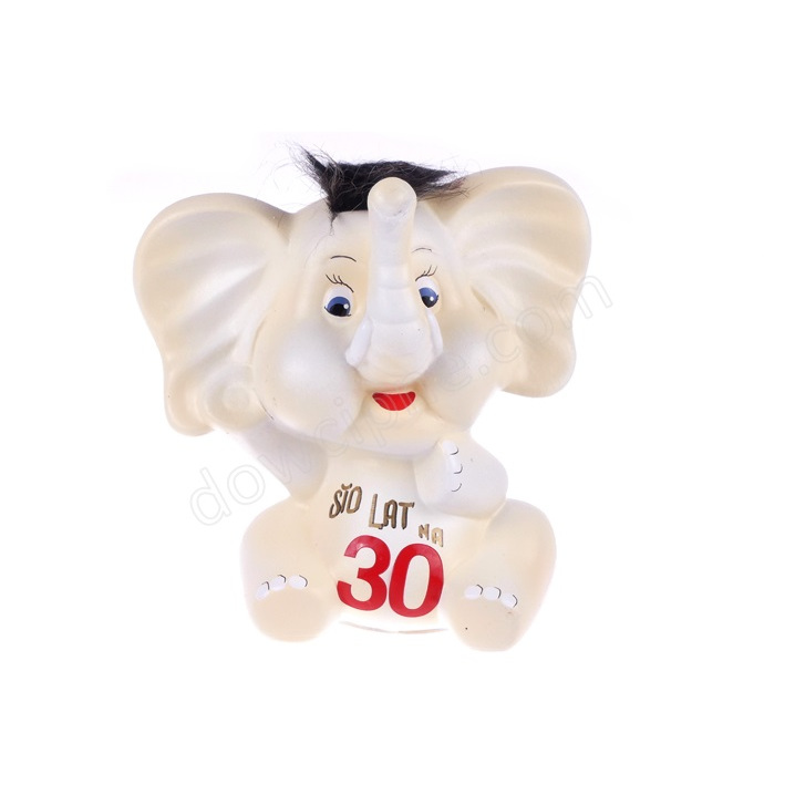 Skarbonka SŁOŃ mały - 30 urodziny