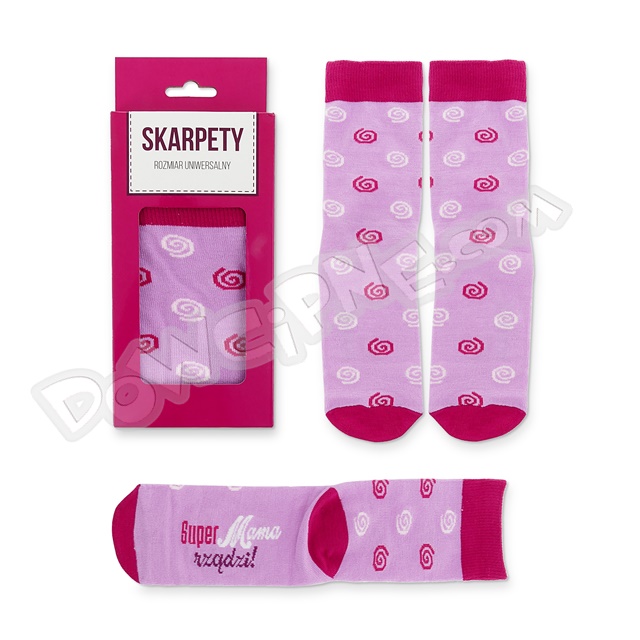 Skarpety dla Mamy - Super Mama rządzi!