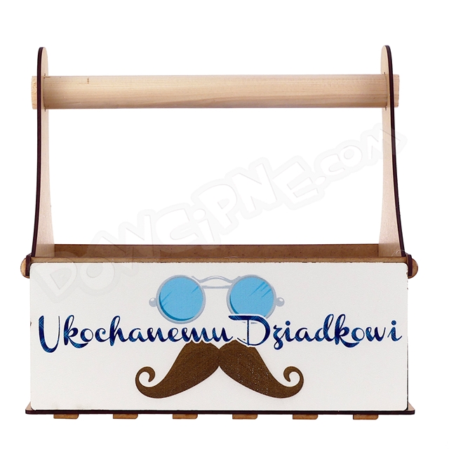 Skrzynka prezentowa otwarta duża RH 5 - Ukochanemu Dziadkowi