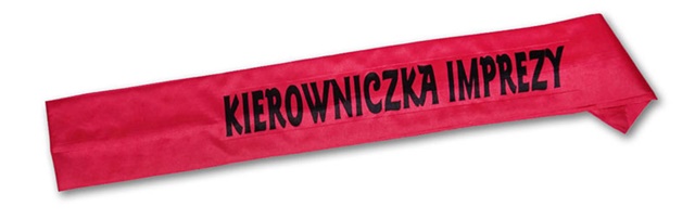 Szarfa ozdobna SZ003 - Kierowniczka Imprezy