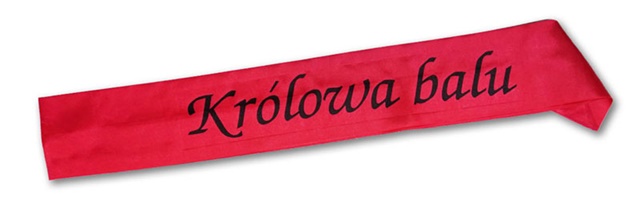 Szarfa ozdobna SZ012 - Królowa balu
