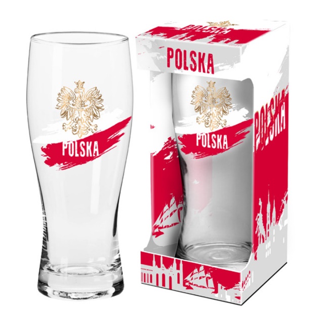 Szklanka do piwa 500ml  POLSKA 3 - Złoty Orzeł