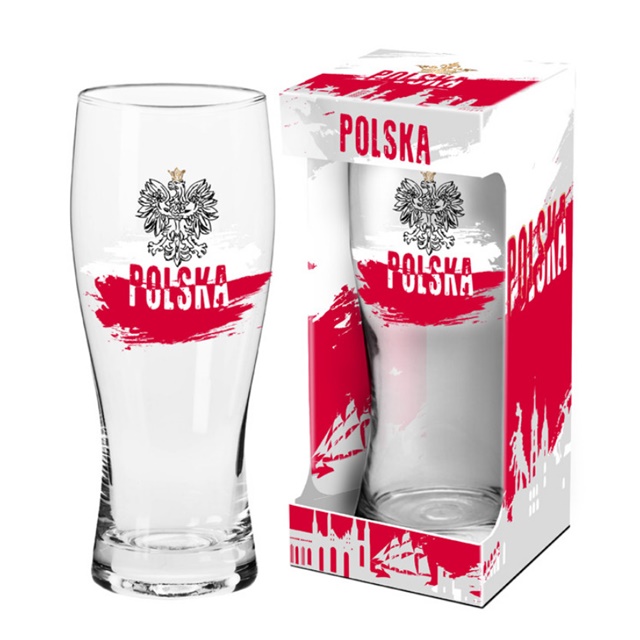 Szklanka do piwa 500 ml  POLSKA 005 - Orzeł
