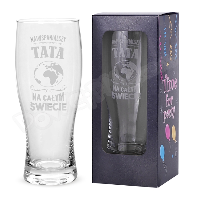 Szklanka do piwa 500ml - Najwspanialszy Tata na całym świecie